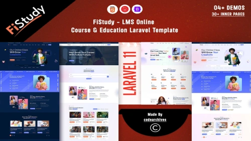 FiStudy - LMS Course & Education Laravel Template