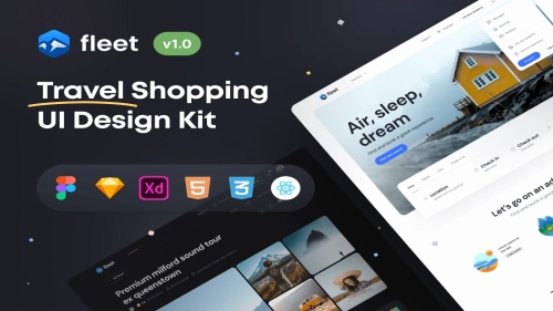 Fleet – Travel Shopping UI Kit - Figma Resources