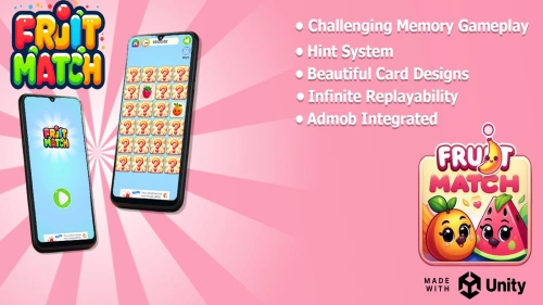 Fruit Match - Memory Challenge - Puzzle Game