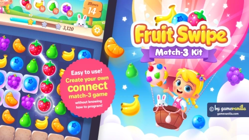Fruit Swipe Match 3 Game | Systems | Unity Assets