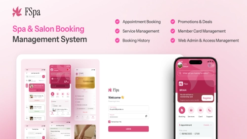 FSPA - Spa & Salon Booking Management System - iOS