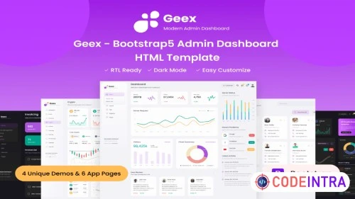 Geex - Bootstrap5 Admin Dashboard HTML Template