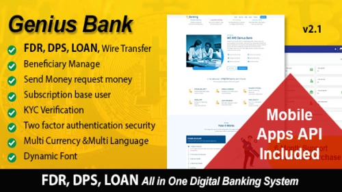Genius Bank - All in One Banking System