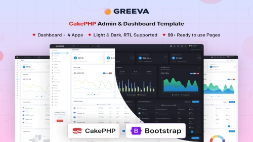 Greeva - CakePHP Admin & Dashboard Template
