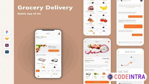 Grocery Delivery Mobile App UI Kit