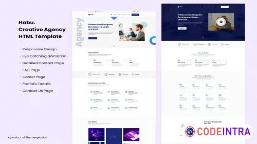 Habu - Creative Agency, Digital Agency Template