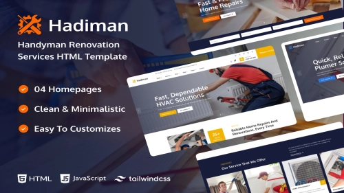 Hadiman - Handyman Renovation Services HTML