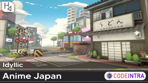 Idyllic Anime Japan | 3D Urban | Unity Assets