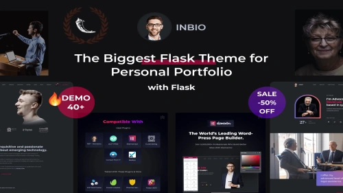 InBio - Personal Portfolio Flask Template