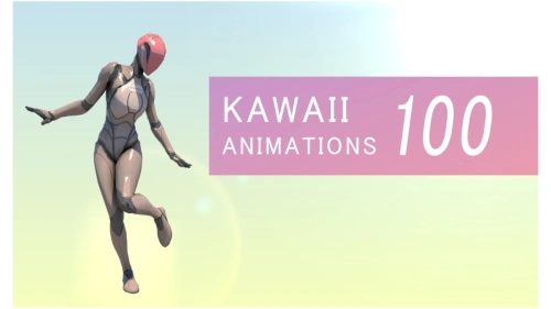 KAWAII ANIMATIONS 100 | 3D Animations | Unity Assets