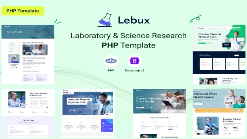 Labux - Laboratory & Science Research PHP Template