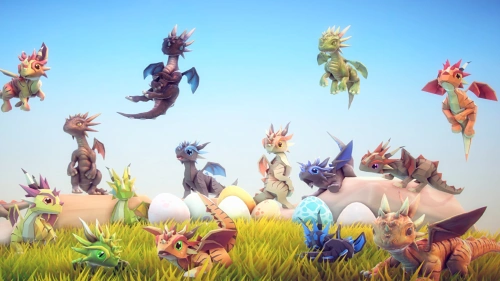 Little Dragons: Tiger | 3D Creatures | Unity Assets