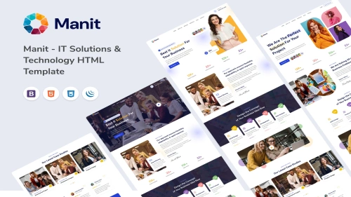 Manit - IT Solutions & Technology HTML Template