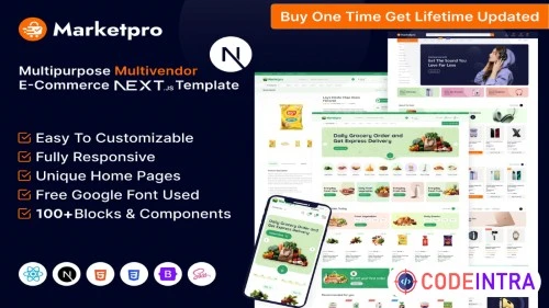 MarketPro - eCommerce Multivendor React Next JS