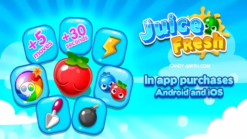 Match 3 Juice Fresh Complete Project + EDITOR