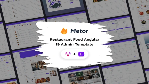 Metor - Angular 19 Food POS Admin Template