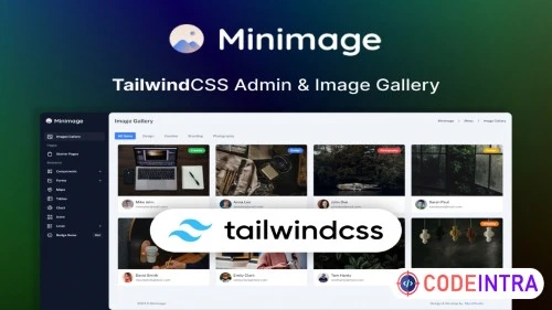Minimage - Tailwind Admin & Image Gallery