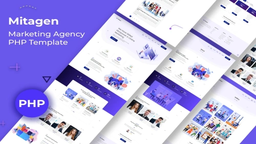 Mitagen - SEO / Marketing Agency PHP Template