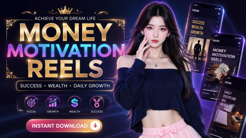 Money Motivation Reels Pack for Viral Instagram Growth
