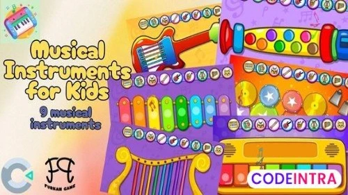 Musical Instruments for Kids (HTML5 GAME) - CONSTR