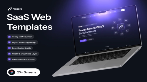 Nexora - SaaS Website Template UI Kit - Figma Resources