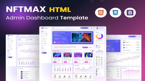 NFTMAX - Bootstrap 5 Admin Templates