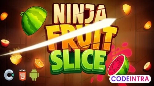 Ninja Fruit Slice [ Construct 3 , HTML5 ]