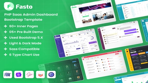 PHP Saas Admin Dashboard Bootstrap Template