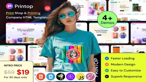 Printop - Print Shop & Printing Company HTML