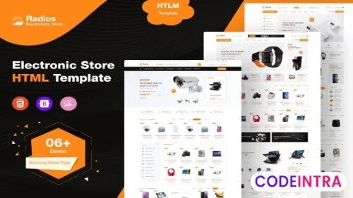 Radios - Electronics eCommerce HTML Template