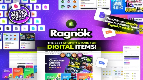Ragnok - Shopify Theme for Digital Items