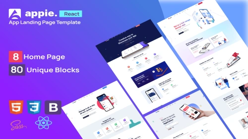 React Website Template