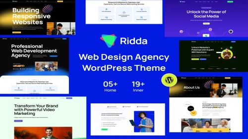 Ridda - Web Design Agency WordPress Theme