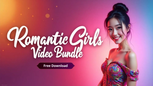 Romantic Girls MP4 Video Bundle