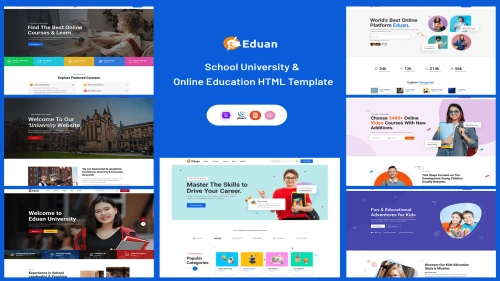 School University & Online Education Template | Sc