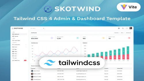 Skotwind- Tailwind CSS 4 Admin Dashboard Template