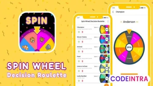 Spin Wheel Decision Roulette with AdMob Ads Androi