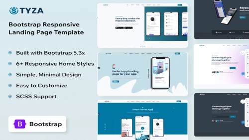 Styza - App Landing Page Template