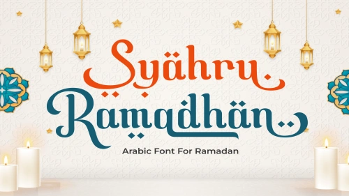 Syahru Ramadhan - Arabic Font For Ramadan