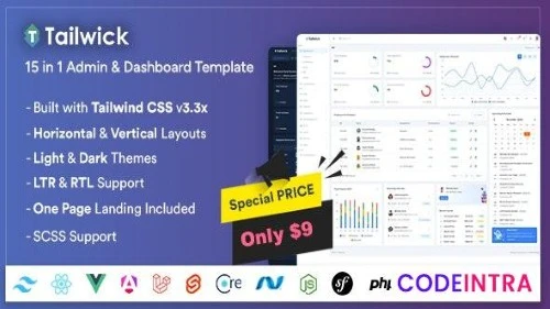 Tailwick - Tailwind CSS Admin & Dashboard Template