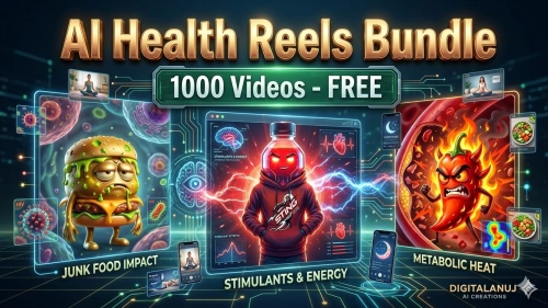 The Ultimate AI Health Reels Bundle For Social Media 2026