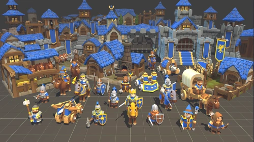 Toony Tiny RTS Set | 3D Characters | Unity Assets