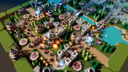 Tower Defense Pack - Low Poly 3D Art | 3D Fantasy | Unity Assets