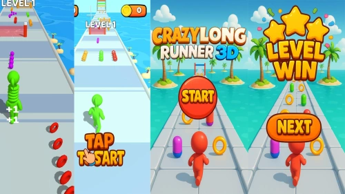 Unity Crazy Long Runner Hyper Casual Mobile Game