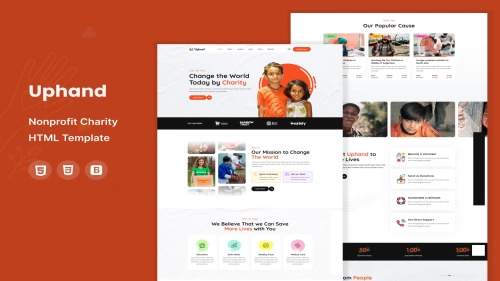 Uphand - Nonprofit Charity HTML Template