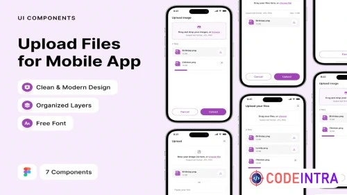 Upload Files for Mobile App v2 in Figma