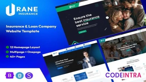 Urane - Insurance Company HTML Template