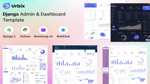 Urbix - Django Admin & Dashboard Template