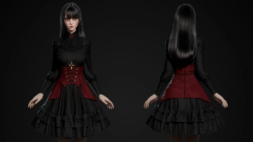 Vampire Girl Modular | Characters | Unity Assets