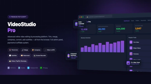 VideoEditor Pro - Online Video Editing Platform